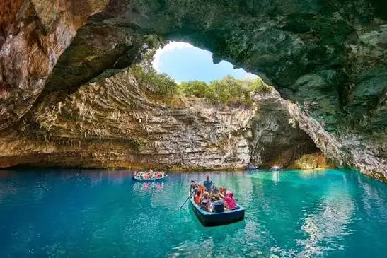 Melissani Lake Kefalonia
